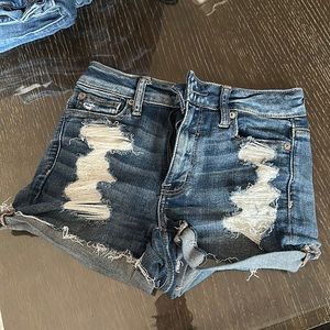 American Eagle Hi Rise Shortie used Size 0